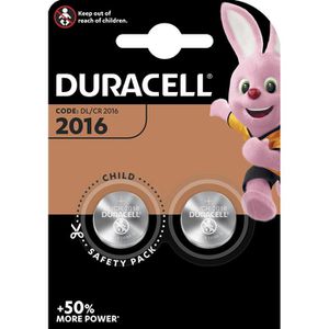 Produktbild für Knopfzelle Duracell CR2016 / DL2016