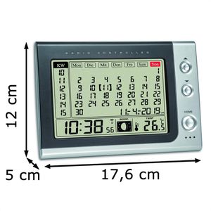 Produktbild für Wecker TFA 60.2529 silber, digital