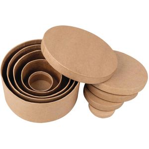 Produktbild für Geschenkbox Rayher 67382000 Pappmaché, braun