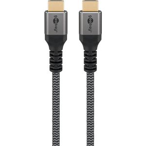 Produktbild für HDMI-Kabel Goobay Plus Soft 80735 HDMI 2.1, vergoldete Stecker