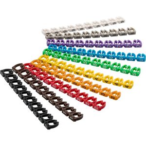 Kabelmarker-Clips Goobay 72515, Ziffern 0-9