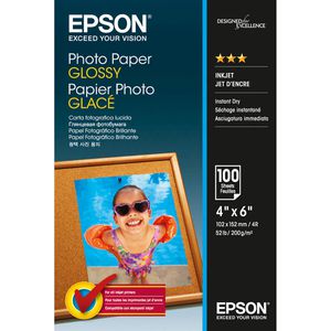 Fotopapier Epson S042548 Glossy, für Inkjet, 10 x 15 cm