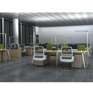 Produktbild für Stehlampe LEDmaxx Luka Up&amp;Down LED, silber, 195 cm