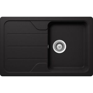 Spülbecken SCHOCK Formhaus D-100S, Einzelbecken, nero