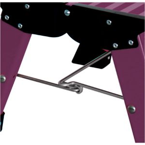 Produktbild für Klapptritt Krause Treppy PlusLine, 130358, pink, aus Aluminium