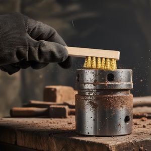 Produktbild für Drahtbürste PFERD-TOOLS 43698012, 3-reihig, Zündkerzenbürste