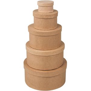 Produktbild für Geschenkbox Rayher 67382000 Pappmaché, braun