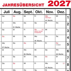 Produktbild für Plakatkalender Güss-Verlag Nr. 5a, Jahr 2027