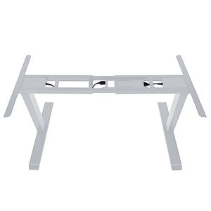Produktbild für Schreibtischgestell LMG FYED-2-SV, silber, 4 Memoryspeicher