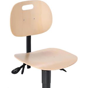 Produktbild für Arbeitsstuhl meychair PW1-TR-B, buche