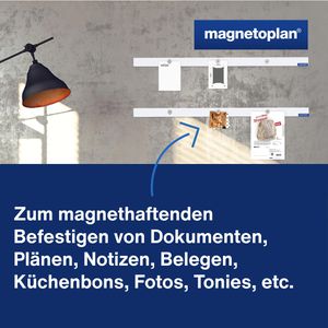 Produktbild für Ferroleiste Magnetoplan magnetowand 16271M, Metall