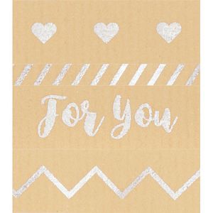 Produktbild für Washi-Tape Folia 26429 Hotfoil, mit Glanzeffekt, braun