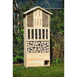 Produktbild für Insektenhotel dobar XXL, mit Standfüßen, aus Holz
