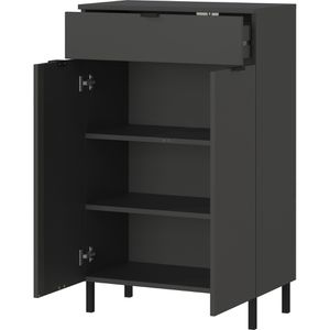 Produktbild für Badschrank Germania Arcena 1981, mit 4 Füßen, graphit