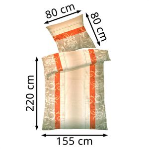 Produktbild für Bettwäsche Dyckhoff Pamela, beige, Weichfrottier