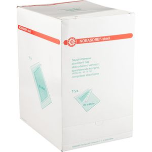 Produktbild für Saugkompressen Nobamed Nobasorb, 3-lagig, steril