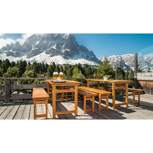 Produktbild für Bierzeltgarnitur RUKU1952 205267, braun