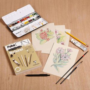 Produktbild für Zeichenblock Clairefontaine PaintON 96540C, A4