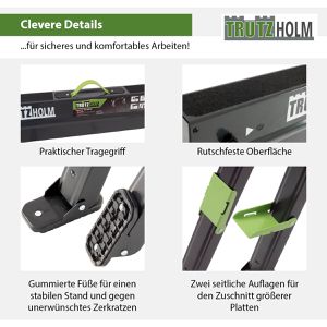 Produktbild für Arbeitsbock Trutzholm 28516901,Sägebock 2.0 DELUXE, bis 1300kg
