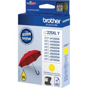 Produktbild für Tinte Brother LC-225XLY gelb
