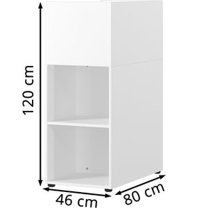 Produktbild für Standcontainer Germania Mailand 4378-84, weiß