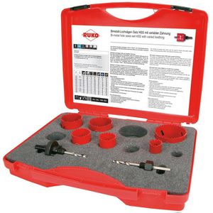 Lochsäge RUKO HSS-Bimetall 106302, 8-teilig
