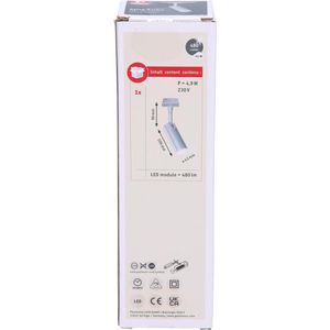 Produktbild für Deckenstrahler Paulmann URail Tubo, silber mit LED