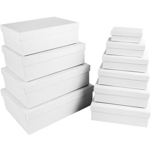 Geschenkbox Ideen-mit-Herz 012368, Set, weiß