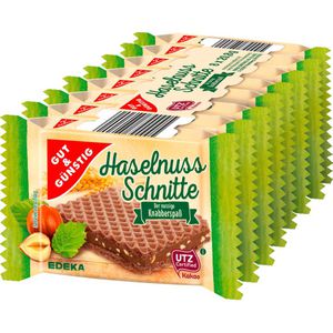 Produktbild für Waffeln Gut&amp;Günstig Haselnuss-Schnitte
