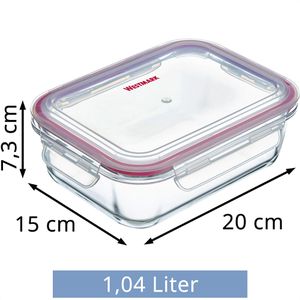 Produktbild für Frischhaltedose Westmark 23432270, aus Glas