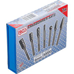Produktbild für Fräser BGS-technic 8626 HSS-Satz, 6mm