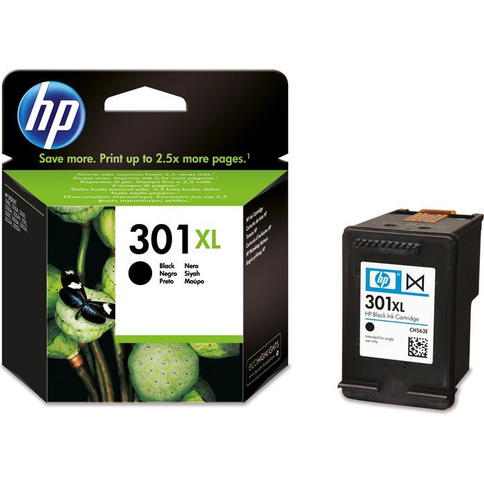 Hp 301xl Schwarz Original Druckerpatrone Ch563ee Tintenpatrone 8ml Böttcher Ag 7563