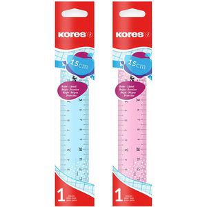 Produktbild für Lineal Kores LIN42131, 15 cm