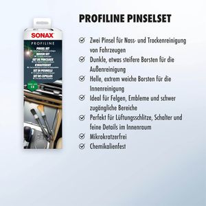 Produktbild für Detailing-Pinsel Sonax 02990000, Profiline, Pinsel Set
