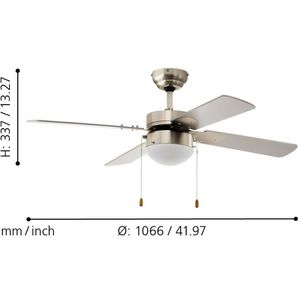 Produktbild für Deckenventilator Eglo Gelsina 35041, Ø 106,6cm
