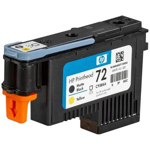 Produktbild für Tinte HP 72, C9384A, DK, sw-matt/gelb