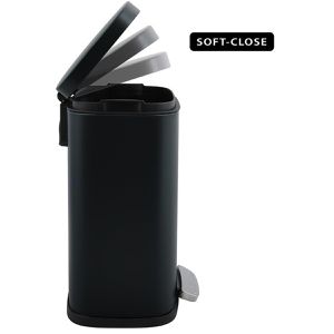 Produktbild für Mülleimer Spirella Akira, 10.19834, schwarz