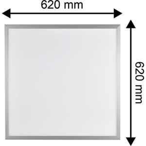 Produktbild für LED-Panel Blulaxa Einlegeleuchte, weiß, 62 x 62 cm