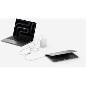 Produktbild für Ladekabel Belkin BoostCharge Pro 2in1, weiß, 1,5m