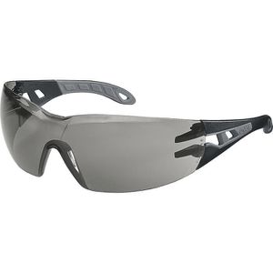 Schutzbrille Uvex pheos, schwarz-grau, Bügelbrille