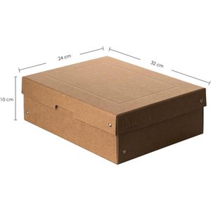 Produktbild für Aufbewahrungsbox Falken Pure Box Nature, 7 Liter