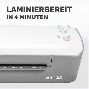 Produktbild für Laminiergerät Fellowes Ion, mit 2 Rollen, A3