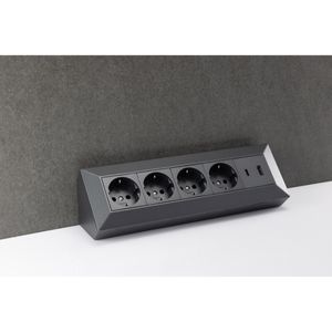 Produktbild für Tischsteckdose ChiliTec 23791, ohne Zuleitung