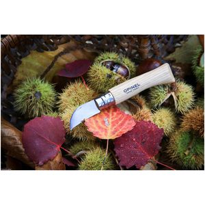 Produktbild für Klappmesser Opinel No.7 Inox Gourmet, braun
