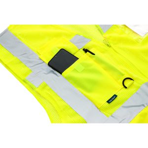 Produktbild für Warnweste Portwest Athen MeshAir Exekutiv C376, gelb