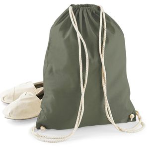 Produktbild für Turnbeutel Westford-Mill W110 Cotton Gymsac, olive green