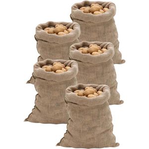 Jutesack vidaXL 155777, 220 g/m², 5 Stück
