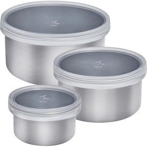 Produktbild für Frischhaltedose Lurch Minidosen, aus Edelstahl