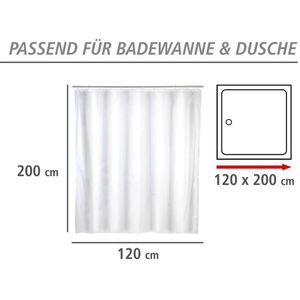 Produktbild für Duschvorhang Wenko Uni, 120 x 200 cm