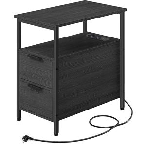 Nachttisch Vasagle LET325B22, schwarz